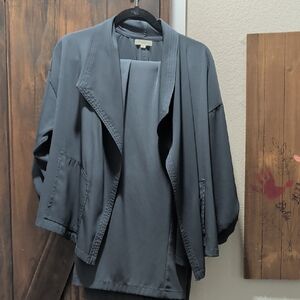 Max Studio Charcoal Gray Blazer